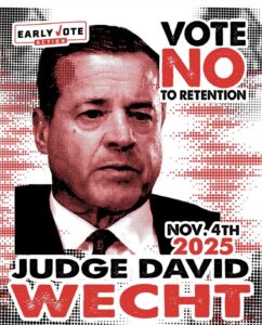 Meet David Wecht. He’s a Pennsylvania Supreme Court Justice. Wecht shut us down during COVID. Wecht allowed mail-in ballots to be received 3 days AFTER Election Day. Vote ❌NO to retention or we are stuck with him until 2035.Term Limits = Vote ❌NO📍Pennsylvania